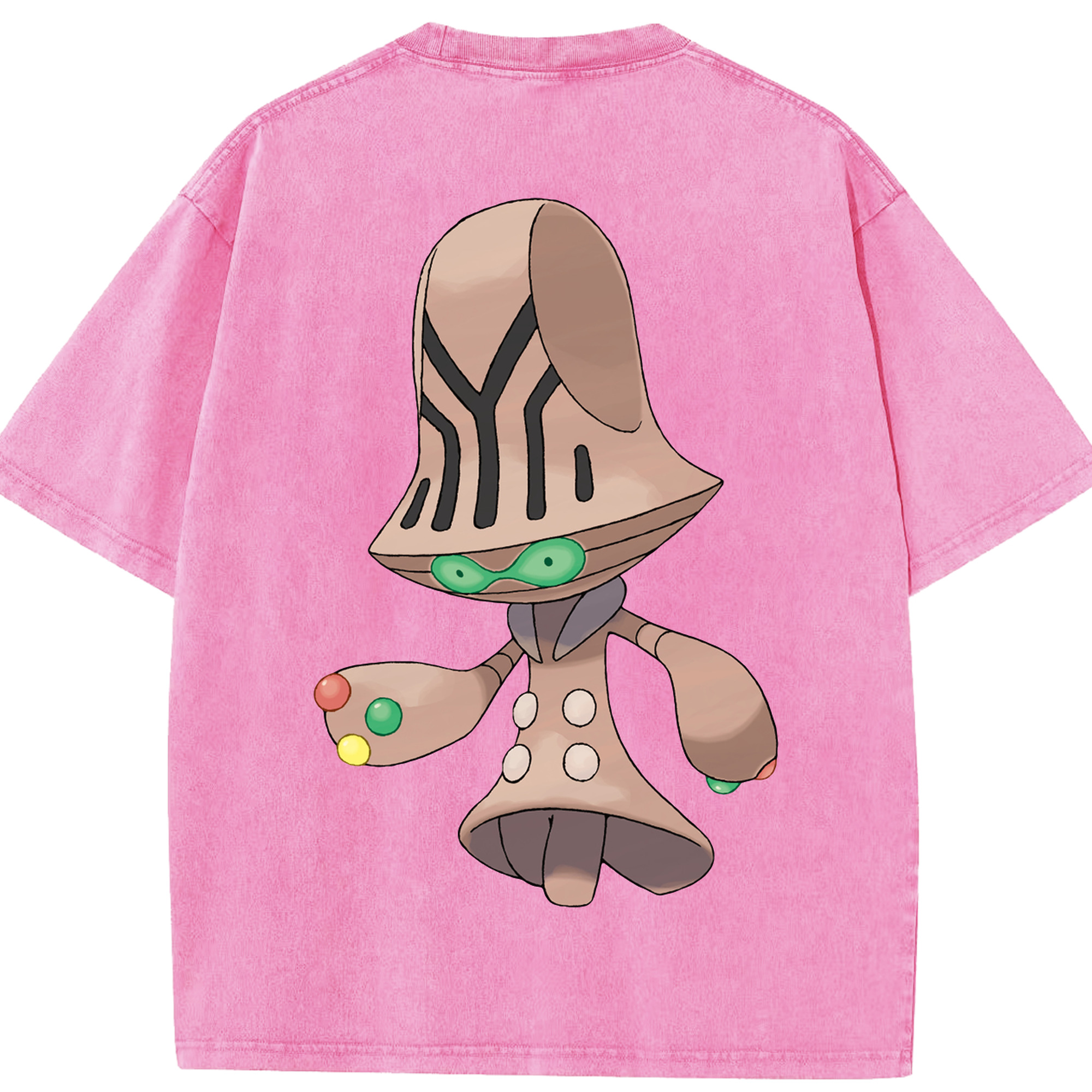 （画像用） ポケットモンスター Pokémon 綿100% ヴィンテージ風 半袖Tシャツ（背面プリント）